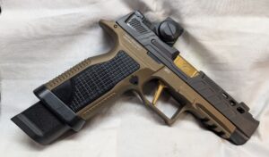 Custom Sig Sauer P365 Fuse Pistol - FDEZ Ported Upper-Gold