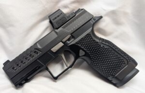 Custom P365 XMacro Pistol-ECM R11 Edge Lower, Norsso Ported BULL Barrel