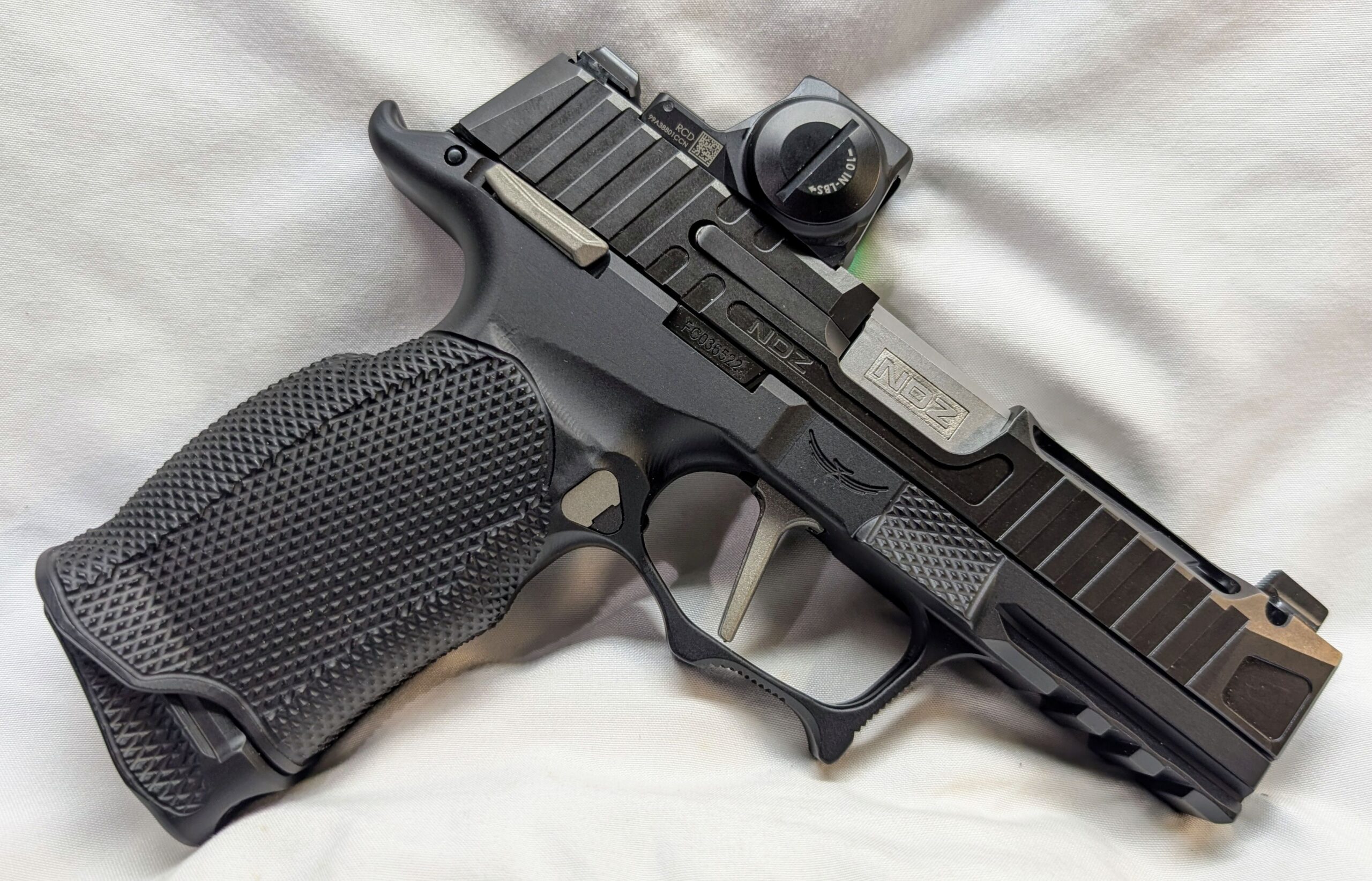 Custom P365XL Pistol-Icarus Lower, NDZ Upper, with V6 Ported Barrel - Image 3
