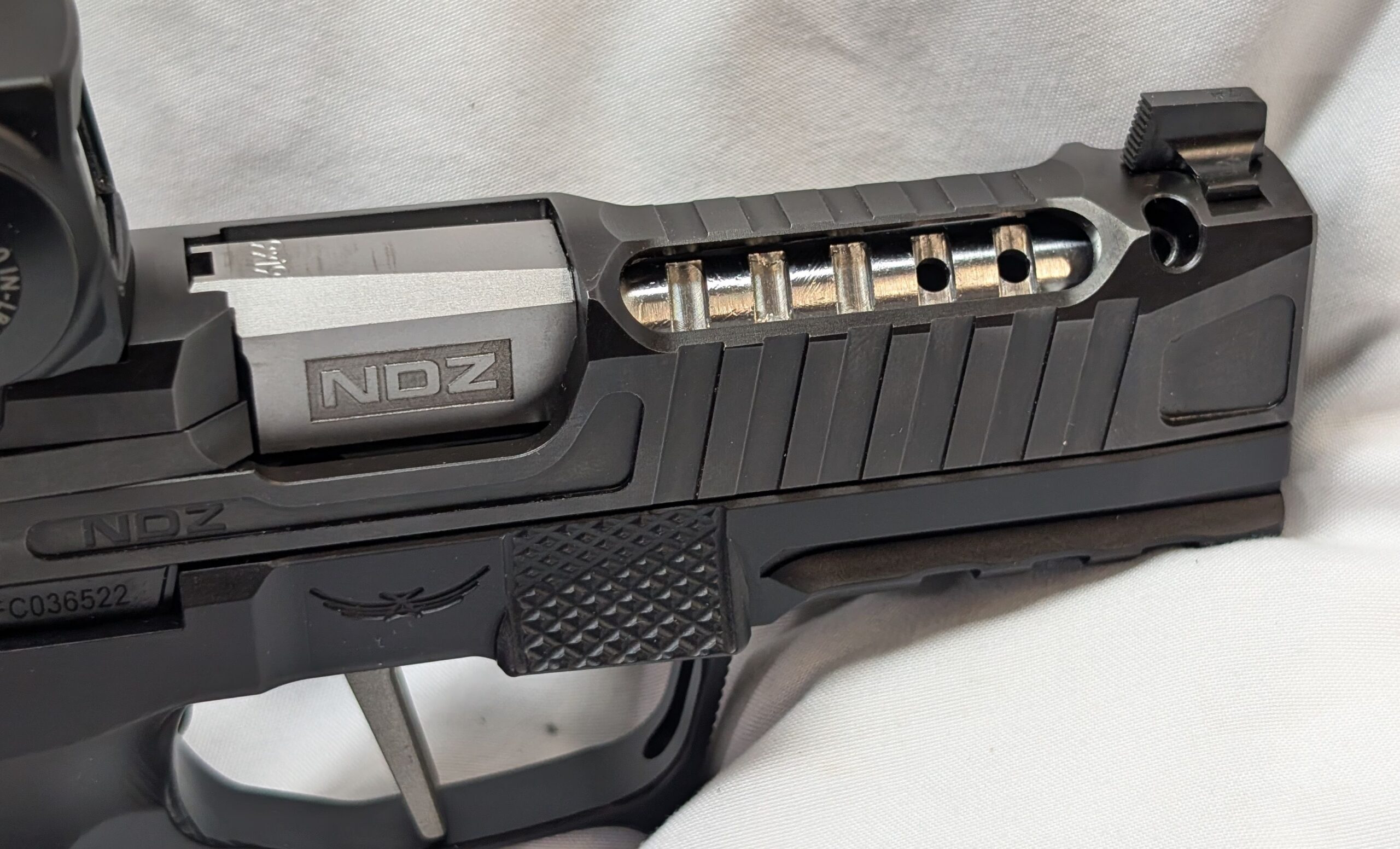 Custom P365XL Pistol-Icarus Lower, NDZ Upper, with V6 Ported Barrel - Image 5