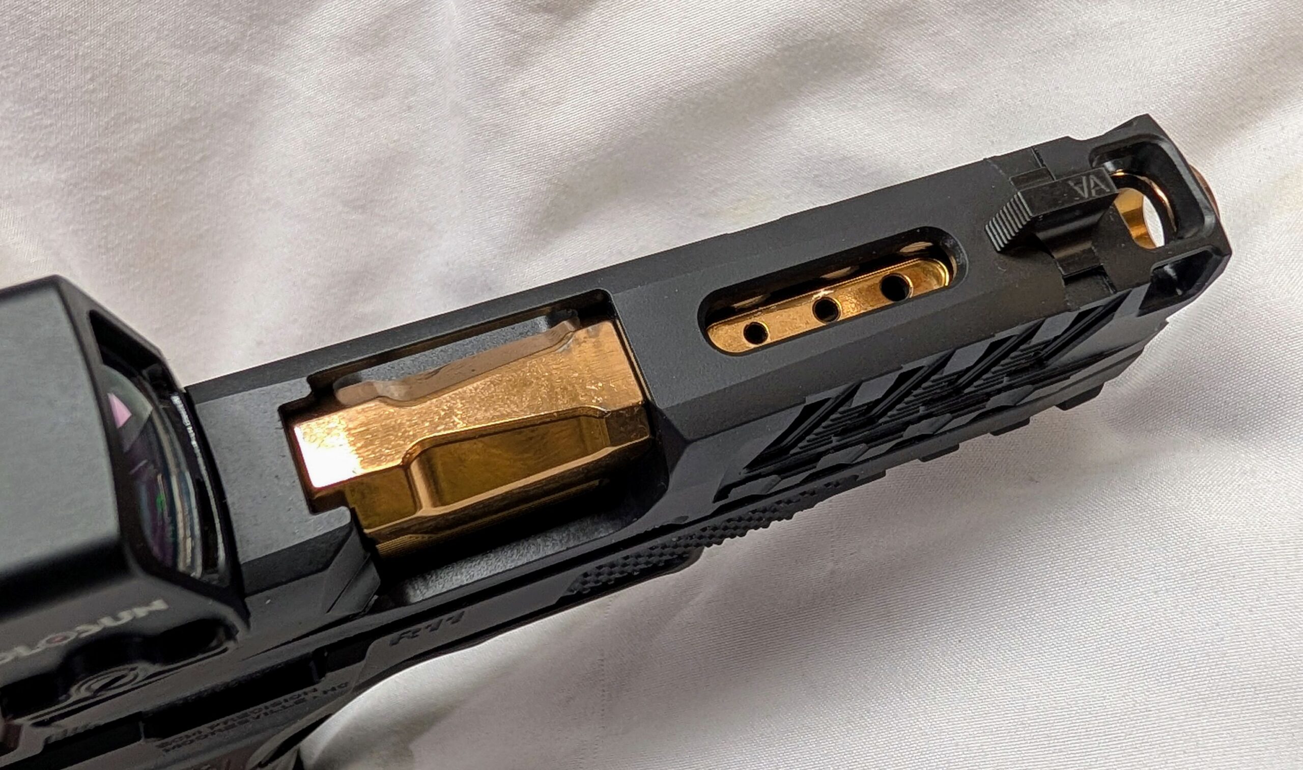 Custom P365 XMacro Pistol, ECM R11 "ChainSaw" Lower - FDEZ Ported Upper - Image 4