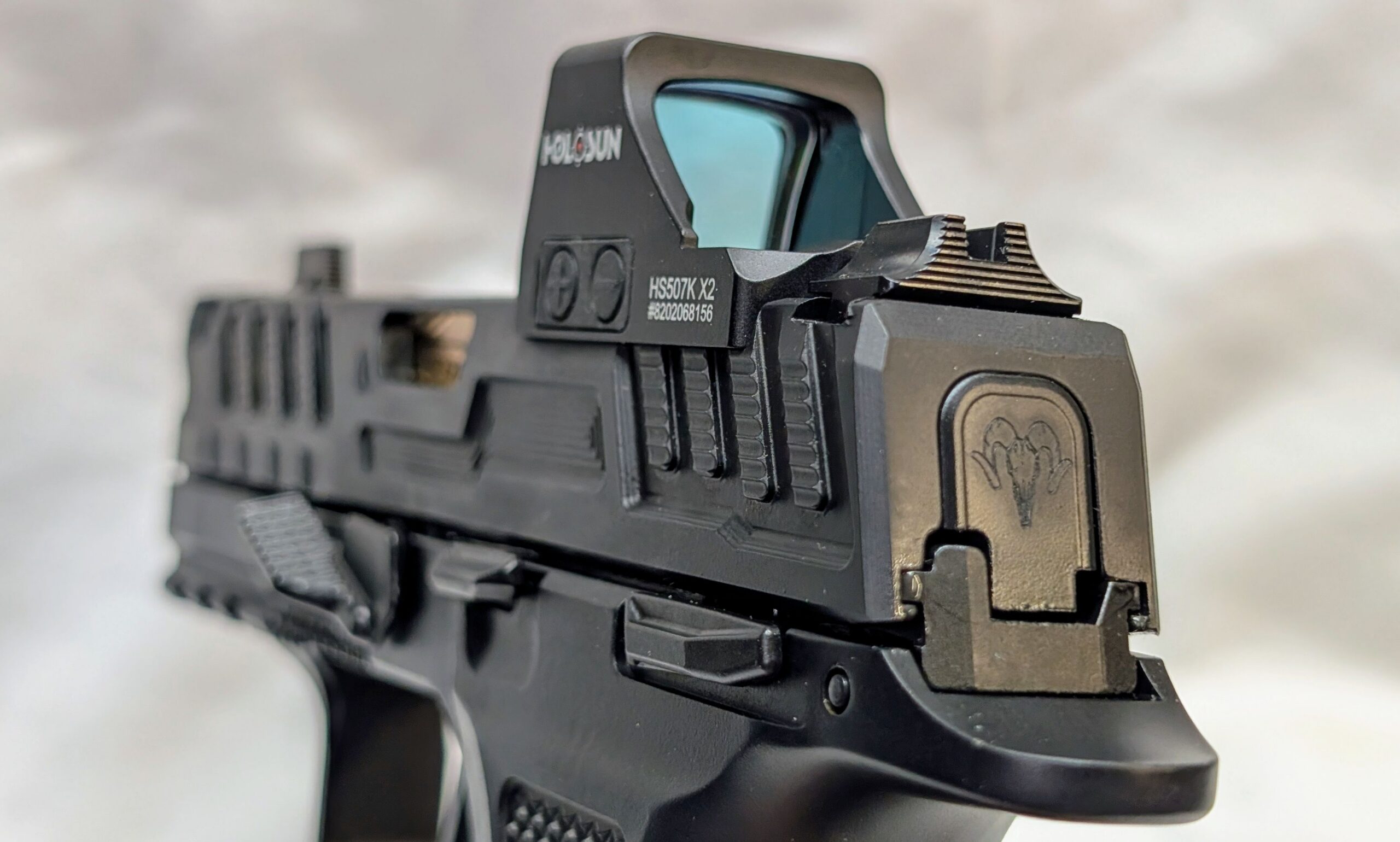 Custom P365 XMacro Pistol, ECM R11 "ChainSaw" Lower - FDEZ Ported Upper - Image 7