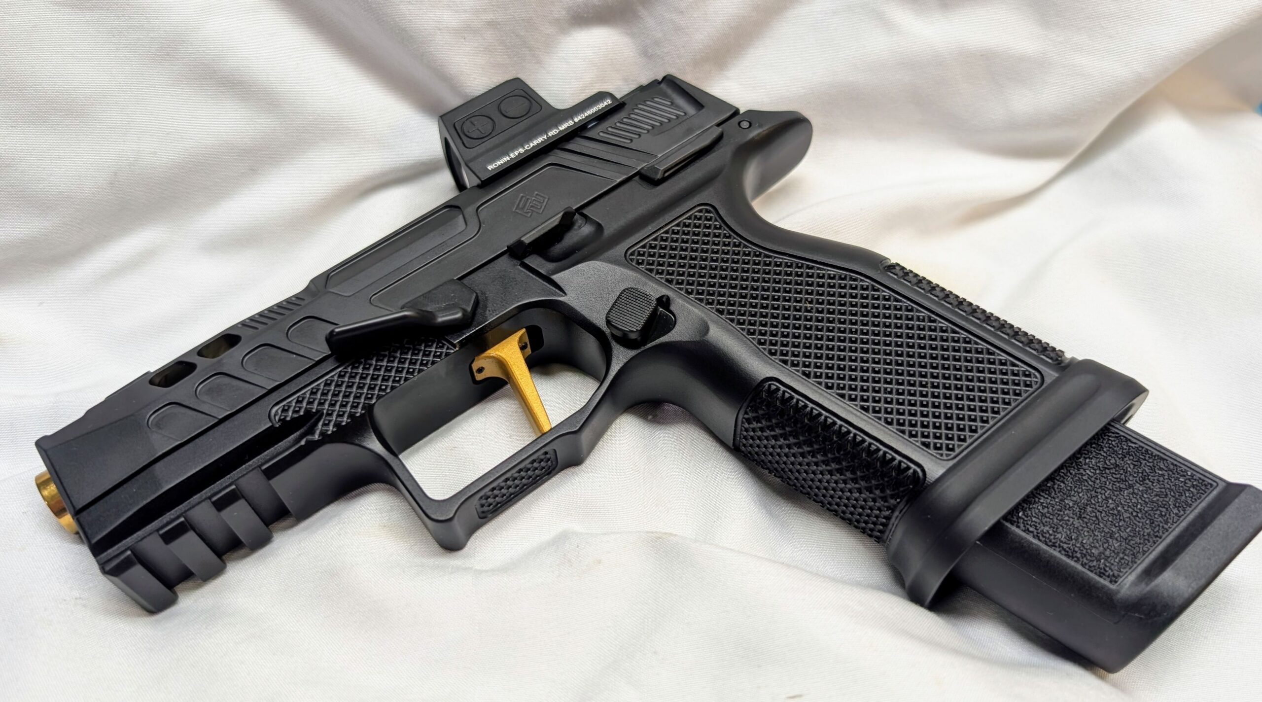 Custom P365 XMacro Pistol, ECM R11 "ChainSaw" Lower - FDEZ Ported Upper - Image 5