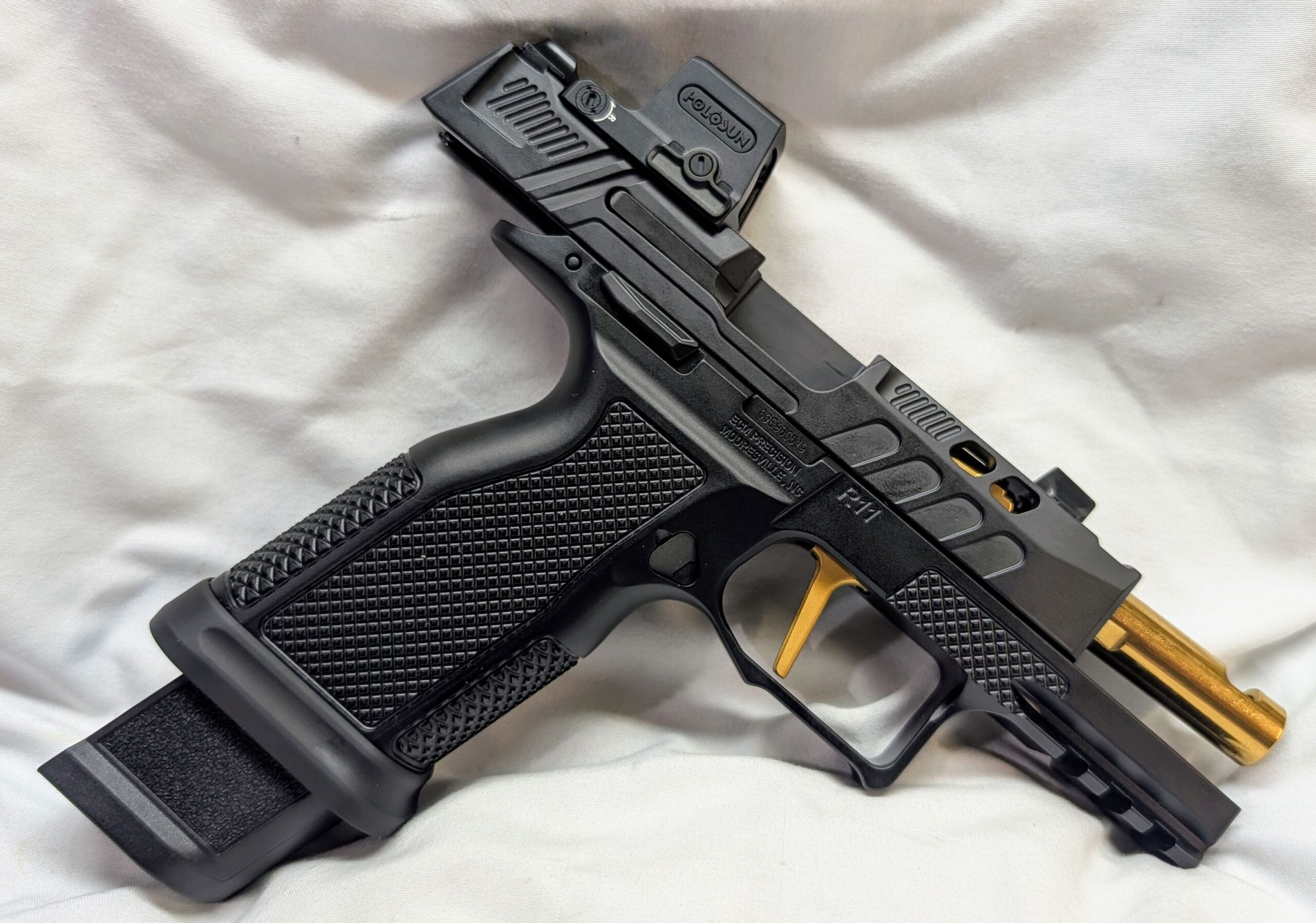 Custom P365 XMacro Pistol, ECM R11 "ChainSaw" Lower - FDEZ Ported Upper - Image 8