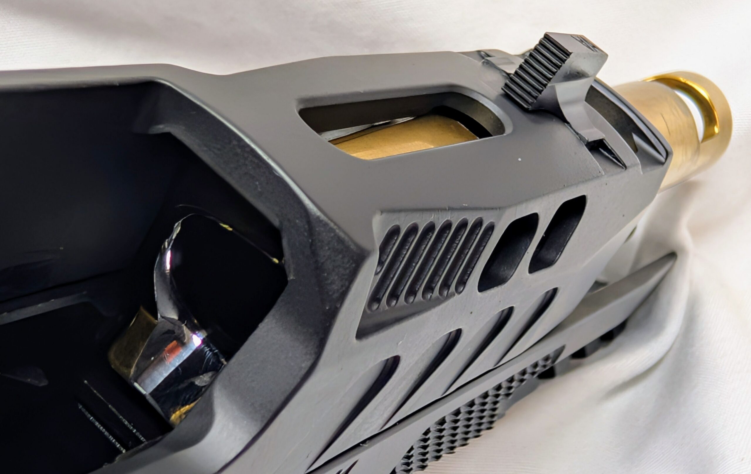 Custom P365 XMacro Pistol, ECM R11 "ChainSaw" Lower - FDEZ Ported Upper - Image 9
