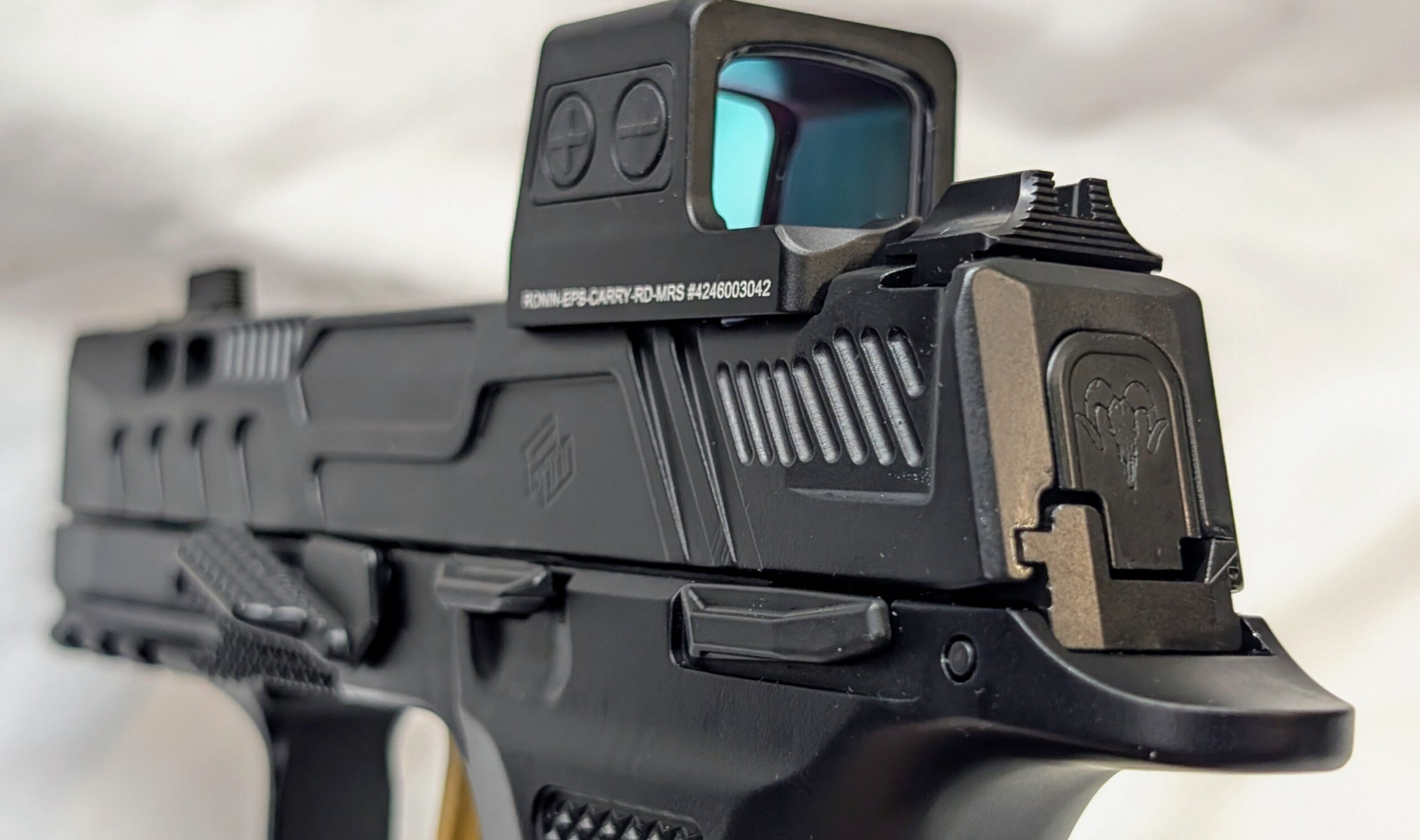 Custom P365 XMacro Pistol, ECM R11 "ChainSaw" Lower - FDEZ Ported Upper - Image 10