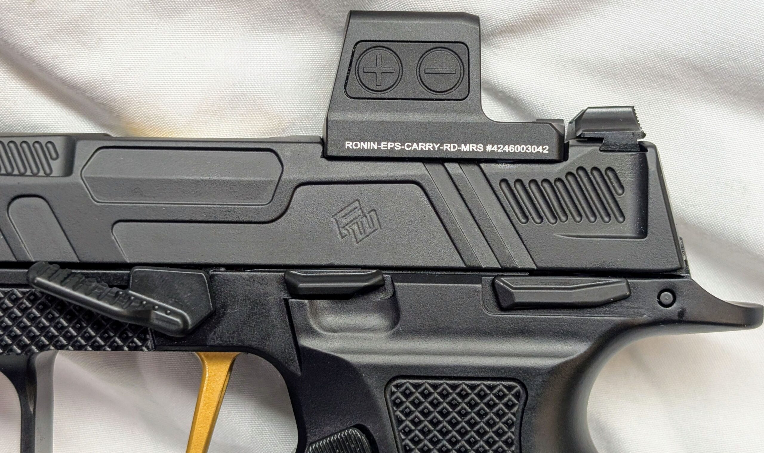 Custom P365 XMacro Pistol, ECM R11 "ChainSaw" Lower - FDEZ Ported Upper - Image 12